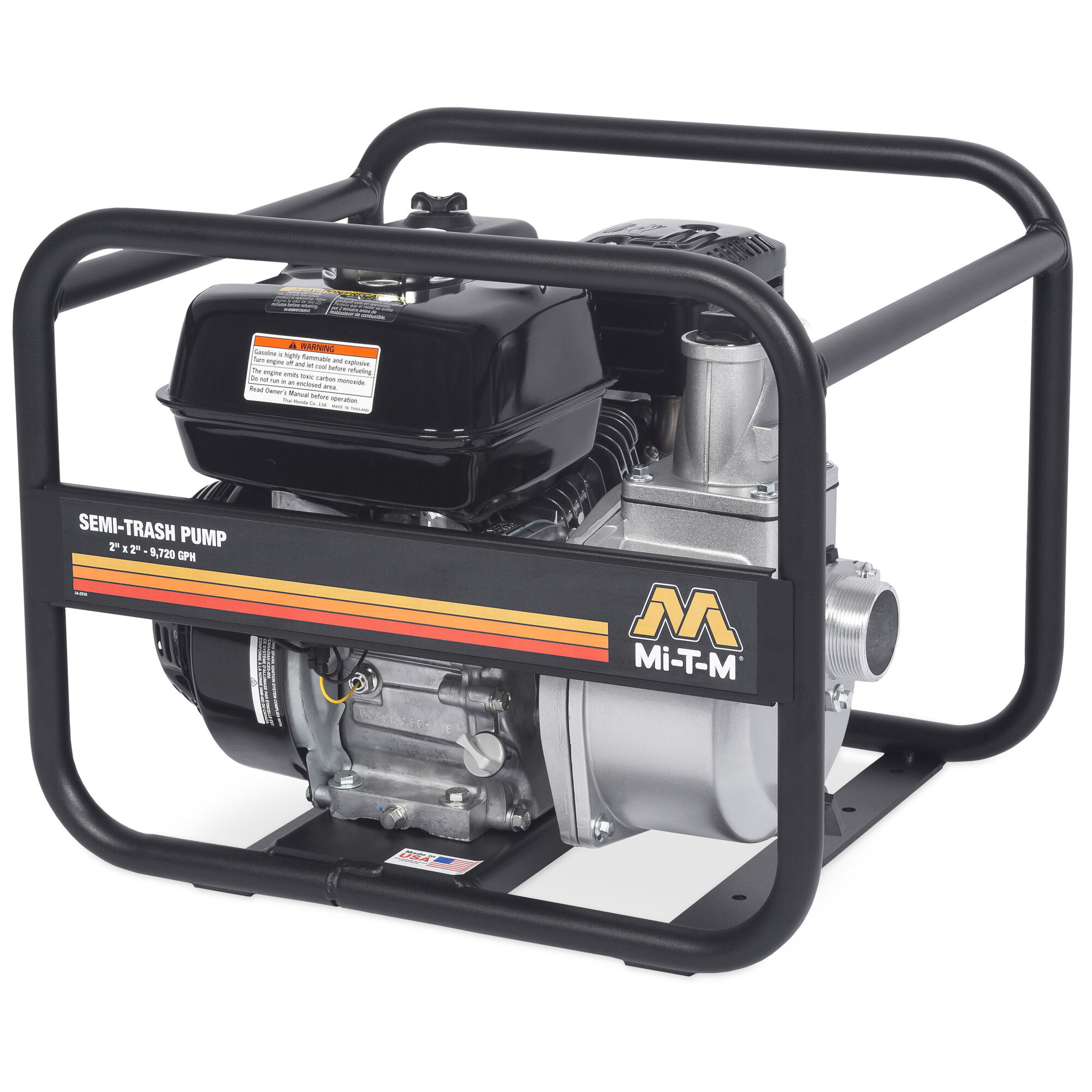 Mi-T-M Semi-Trash Pump 2-Inch, WTP-S02-1MGH
